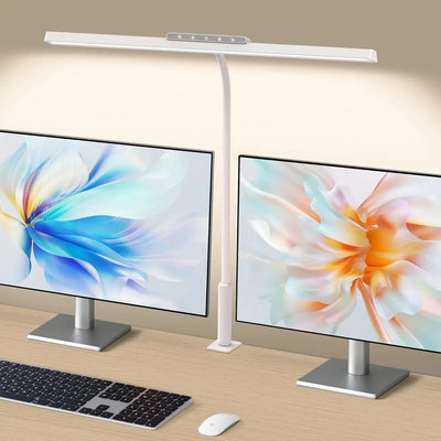 Adjustable Desk Lamp, 3 Colors Stepless Dimming LED for Home & Office